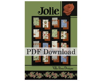 Jolie Quilt Pattern by Villa Rosa Designs. (PDF Download)