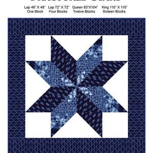 Fractured Star Quilt Pattern by Calico Carraige