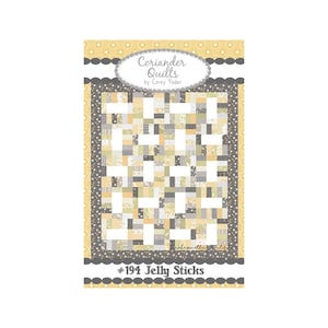 Jelly Sticks Quilt Pattern CQ 194 Coriander Quilts. Jelly Roll Quilt Pattern. Beginner Quilt Pattern