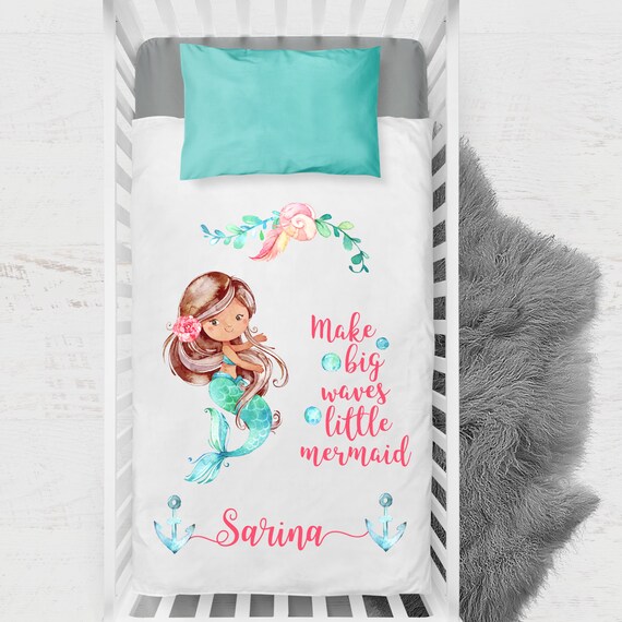 little mermaid baby blanket
