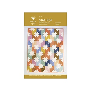 Star Pop Quilt Pattern by Quilty Love
