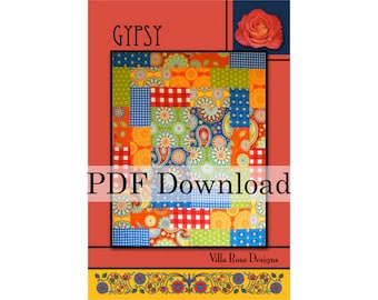 Quiltpatroon zigeuner van Villa Rosa Designs (downloadbare pdf-versie)