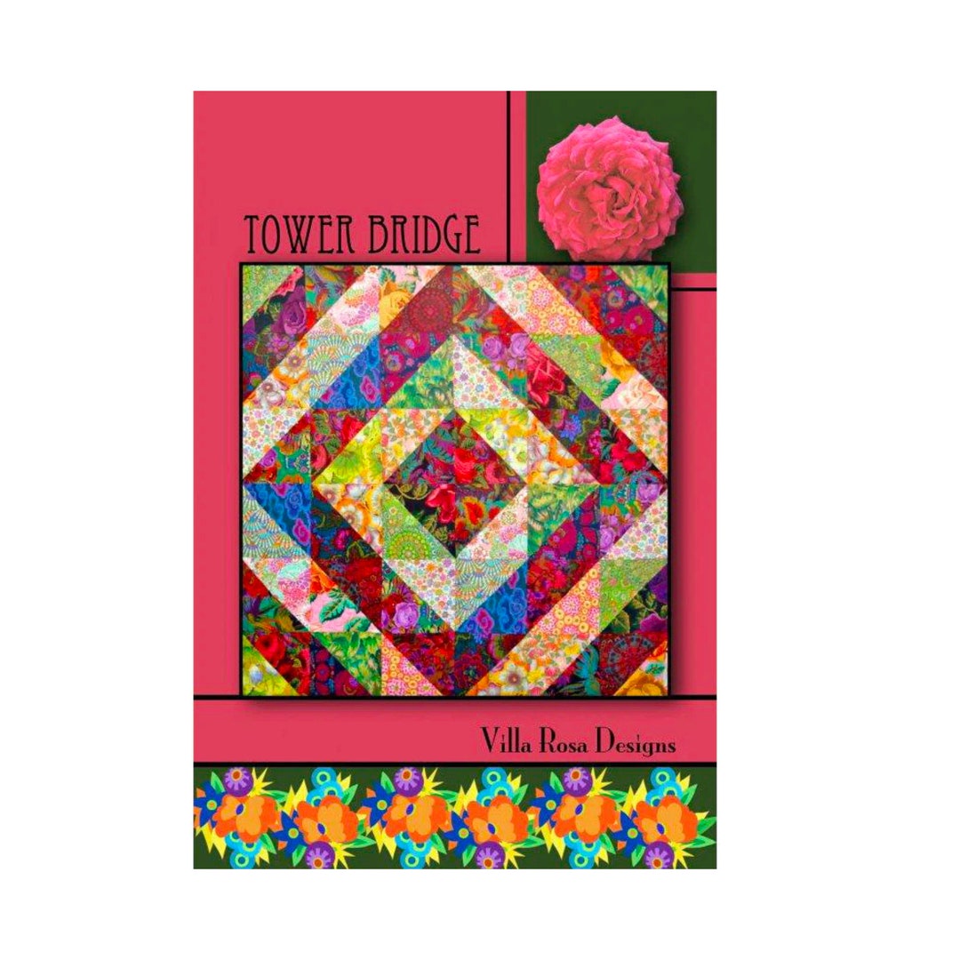 Tower Bridge Quilt Pattern by Villa Rosa Designs. Layer Cake Friendly