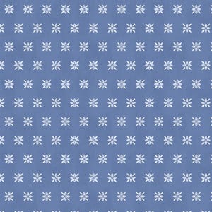 Morning Bloom Ditzy Blue Quilt Fabric by Wilmington Prints