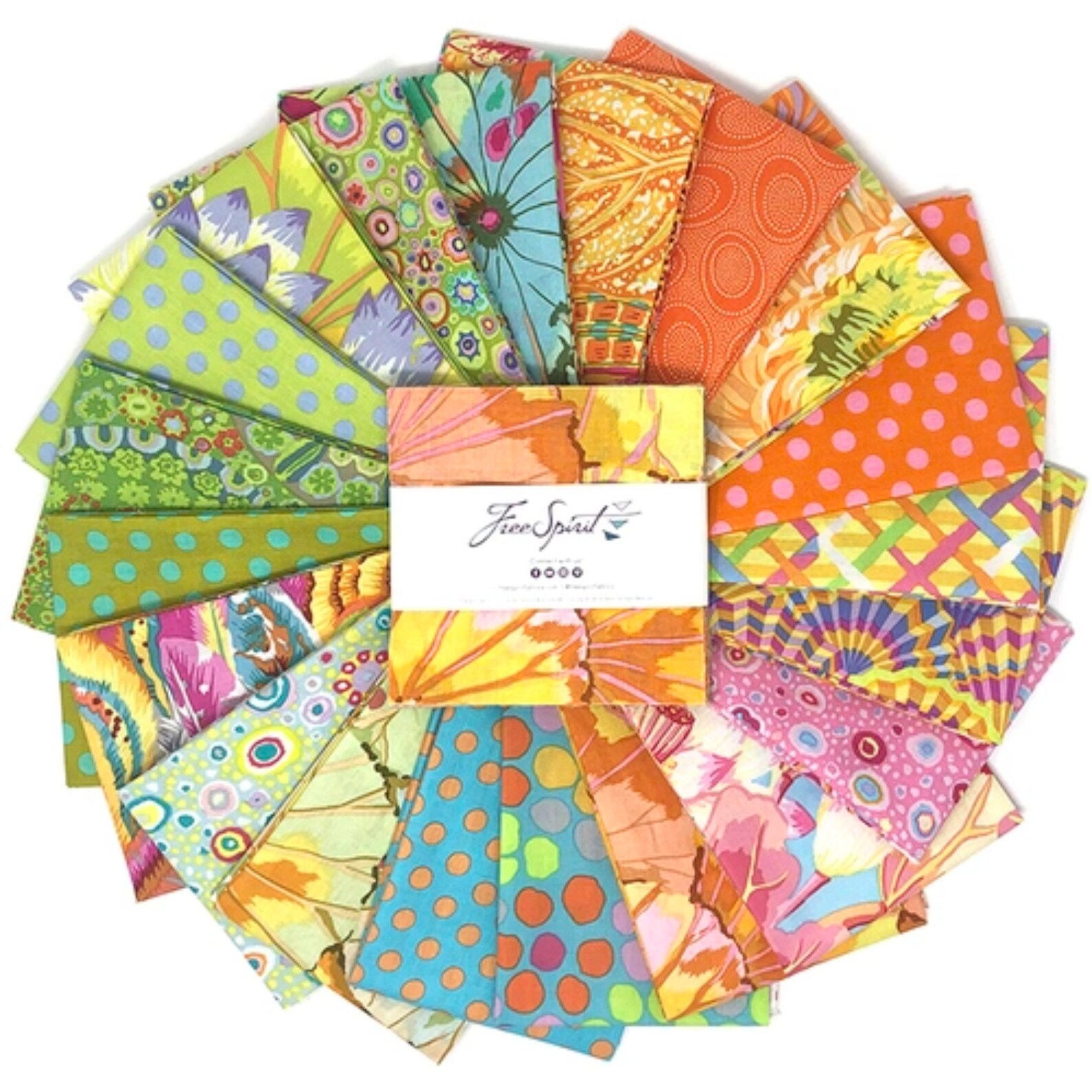 Kaffe Fassett Collective Parakeet Charm Pack/5x5 Etsy