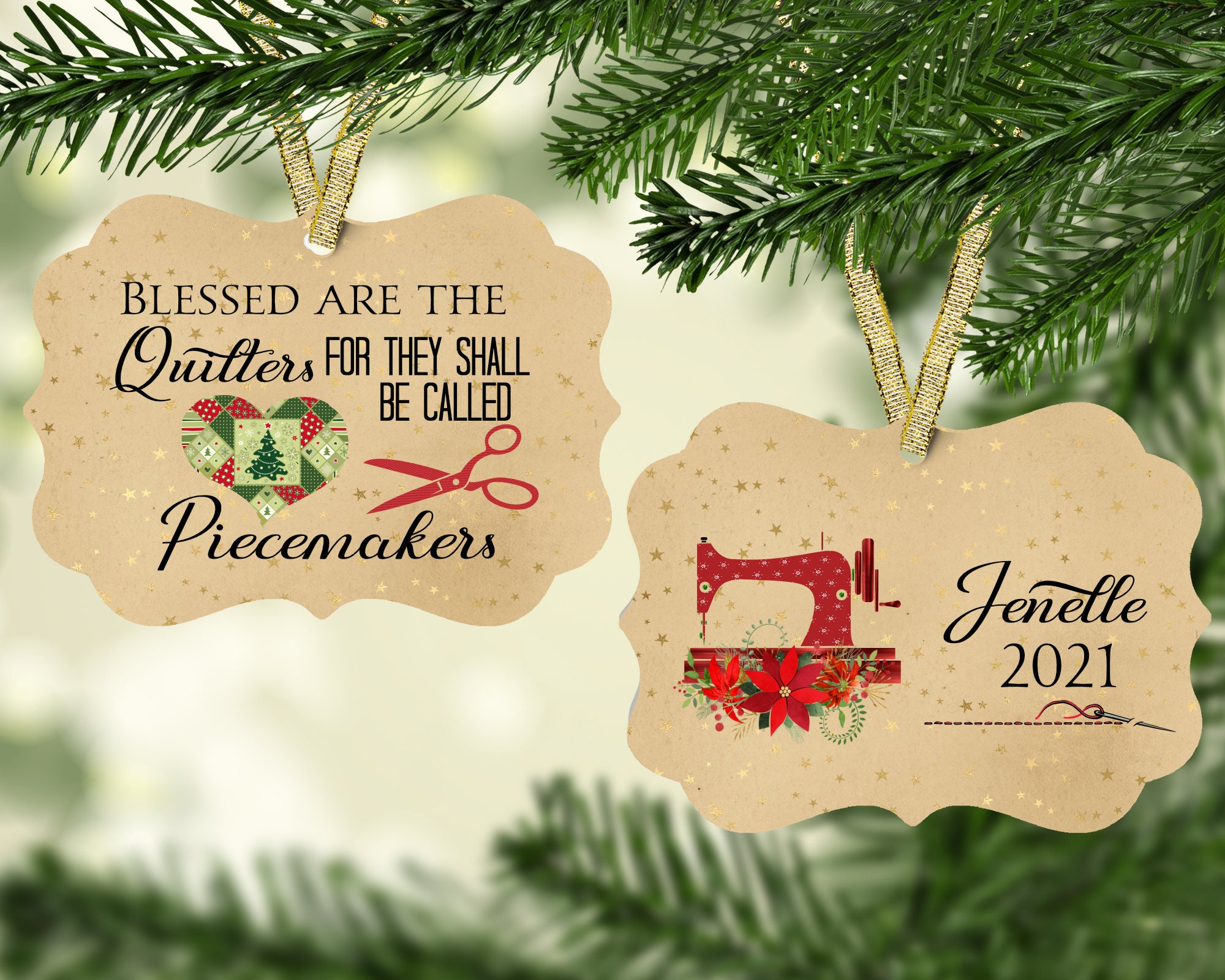 Christmas ornaments for quilters deals