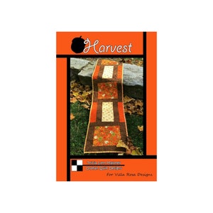 Harvest Table Runner Pattern by Orphan Quilt and Villa Rosa Designs