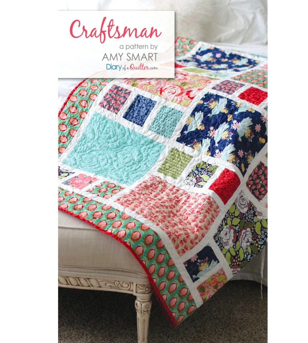 Craftsman Quilt Pattern by Amy Smart/diary of A Quilter/quilt - Etsy craftsman-quilt-pattern-by-amy-smart-diary-of-a-quilter-quilt-etsy