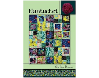 Nantucket Quilt Pattern by Villa Rosa Designs. Fat Quarter friendly