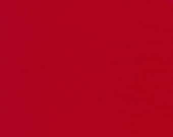 Bella Solids Christmas Red Quilt Fabric – Moda Fabrics 9900-16. Sold in 1/2 yard increments