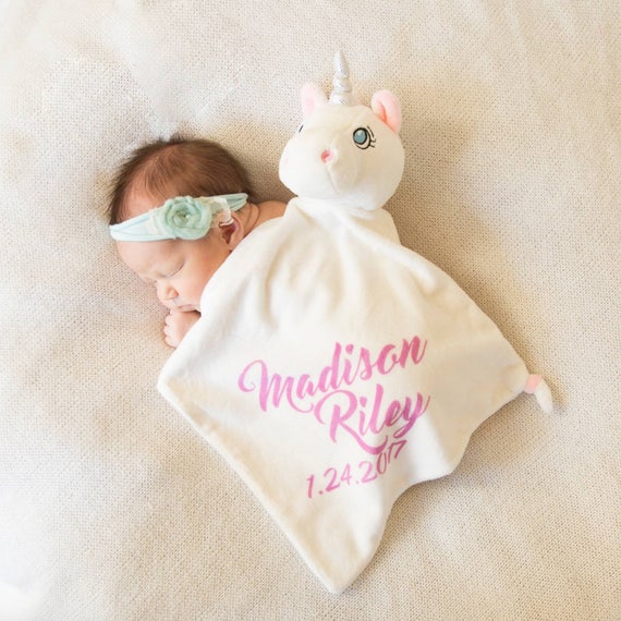 doudou bebe fille licorne