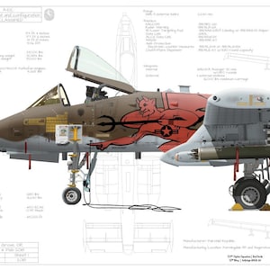 A-10C Thunderbolt II 107 Fighter Squadron &quot;Red Devils&quot; Michigan ANG Selfridge ANGB