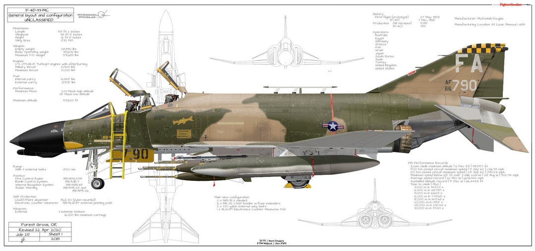 F-4D Phantom II 25th Tactical Fighter Squadron 