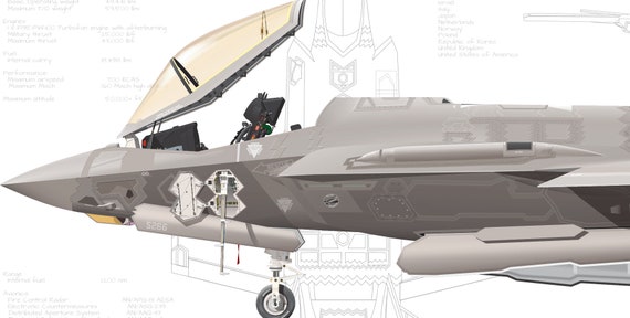 F-35A Lightning II 134 FS Yellow Scorpions 158 FW Green Mountain