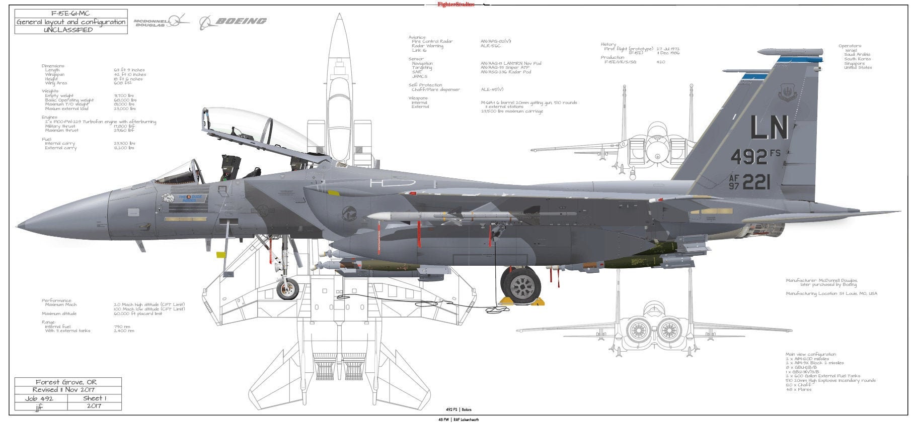 F-15E ストライクイーグル ルーク空軍基地No.75131