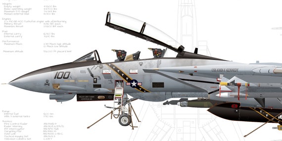F-14B-145 GR トムキャット戦闘機飛行隊 103「ジョリー ロジャース