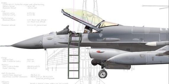 F-16C+30-GD Fighting Falcon 119th Fighter Squadron 