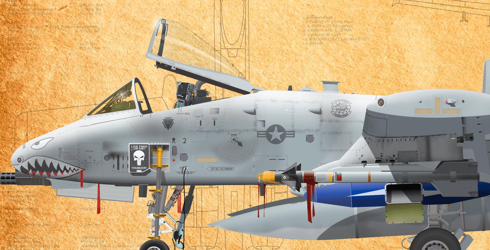 A-10C Thunderbolt II 74th Fighter Squadron A-10C Thunderbolt II 74th Fighter Squadron