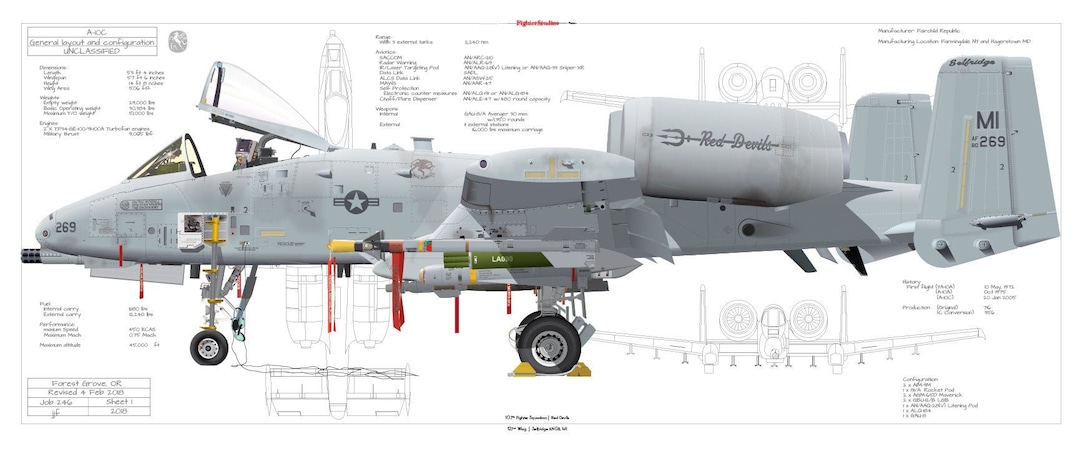 A-10C サンダーボルト II 第 107 戦闘飛行隊「レッド デビルズ A-10C サンダーボルト II 第 107 戦闘飛行隊「レッド デビルズ