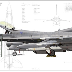 F-16CM-52-LM Fighting Falcon 157 Fighter Squadron &quot;Stingers,&quot; 169 Fighter Wing, &quot;Swamp Foxes,&quot; McEntire ANGB
