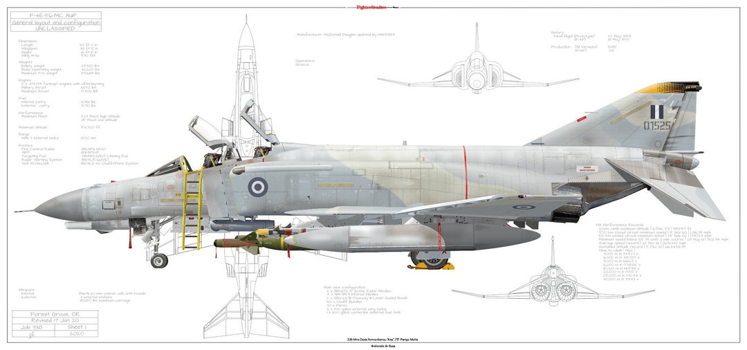 F-4E AUP Phantom II Mira 338 