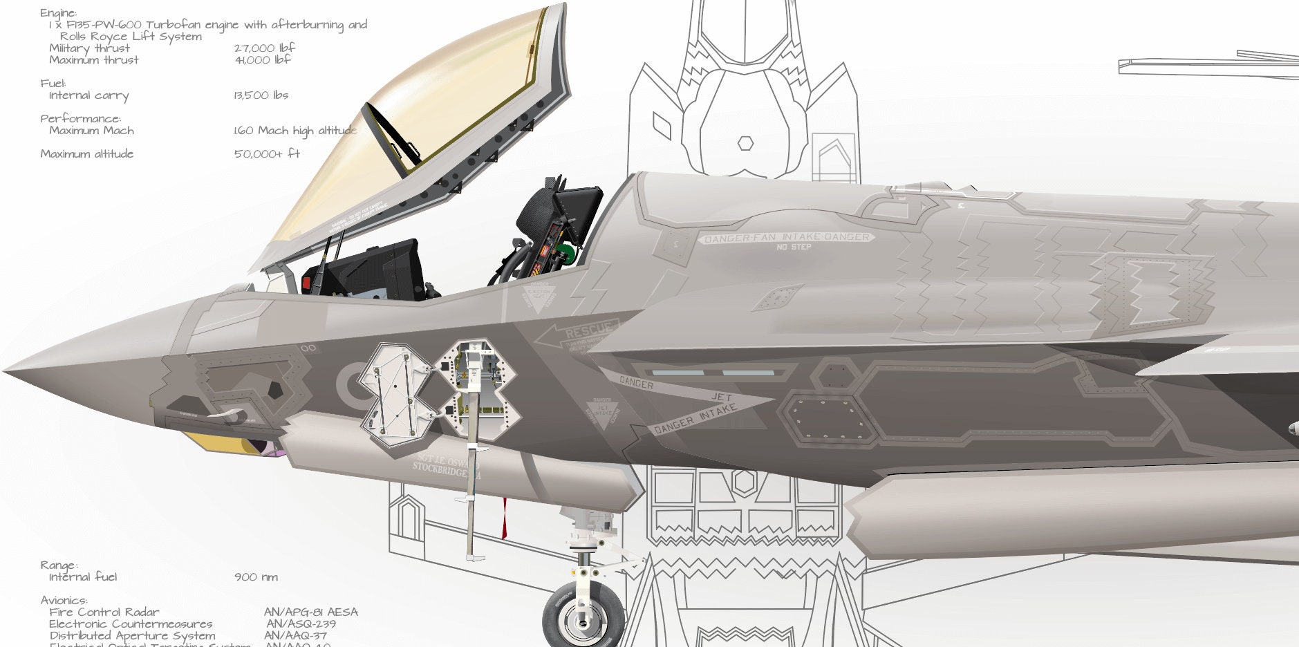 F-35B ライトニング 第617飛行隊「ダムバスターズ」 RAF