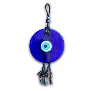 Groot formaat 25 cm Turkse boze oog handgemaakt met paard haar muur hangende home decoratie amulet ornament