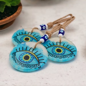 Epoxy 10 cm Round New Design Evil Eye Protection Wall or Door Hanging Home Decoration / Ornament
