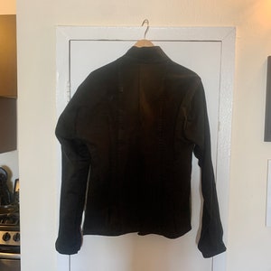 Custom Asymmetrical Tweed / Denim Jacket Handmade image 6