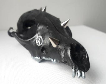 Patti the Punk Rock Fox Skull