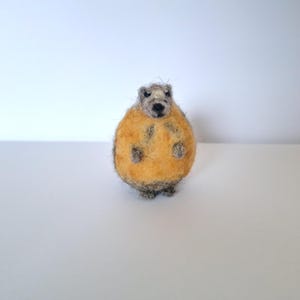 Felt Marmot. &quot;Mammoth Sized Marmot&quot; of Internet fame. Handmade cute animal