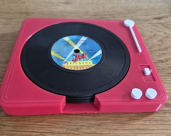 Custom NFC Vinyl Record Coasters, Interactive Spotify Playlist Gift, Retro Decor Holder
