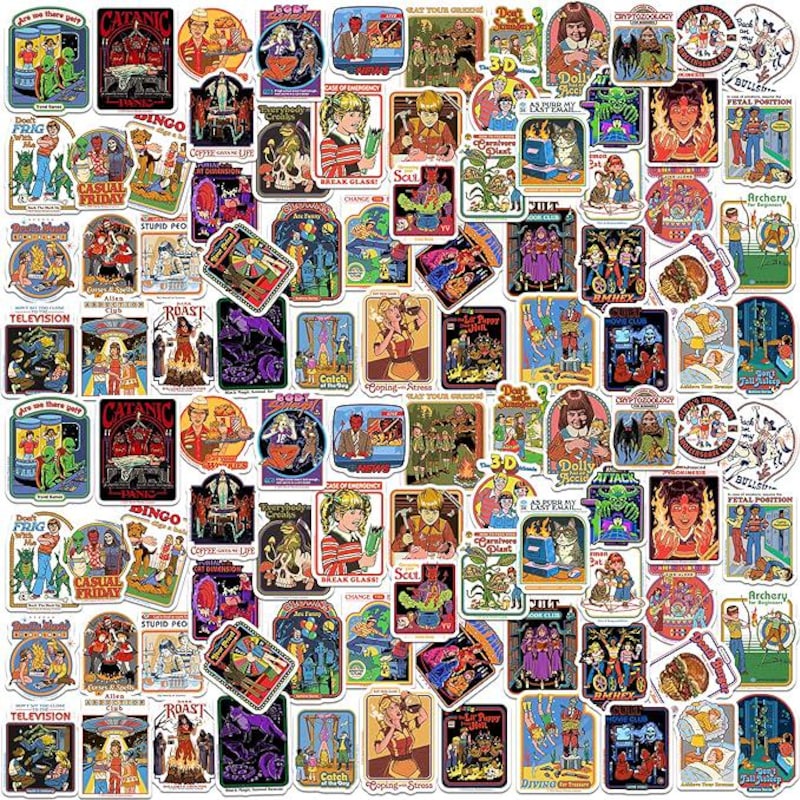 100ct Stickers - Etsy