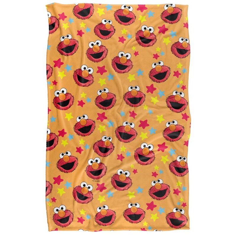 Elmo Pattern Design Sesame Street Elmo Pattern Officially Licensed Silkytouch Blanket 36x58 ...