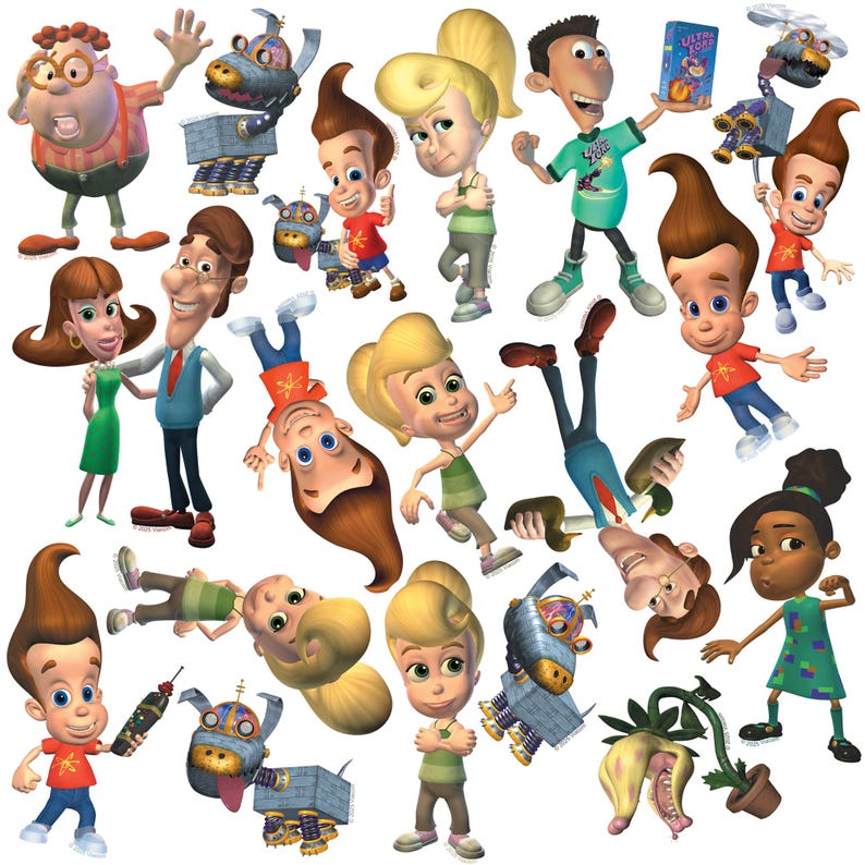 Jimmy Characters The Adventures of Jimmy Neutron Officially Licensed Deluxe Vinyl ...