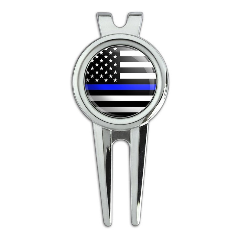 Graphics and More Thin Blue Line American Flag Tow Trailer Hitch Cover Plug Insert 1 1//4 inch 1.25