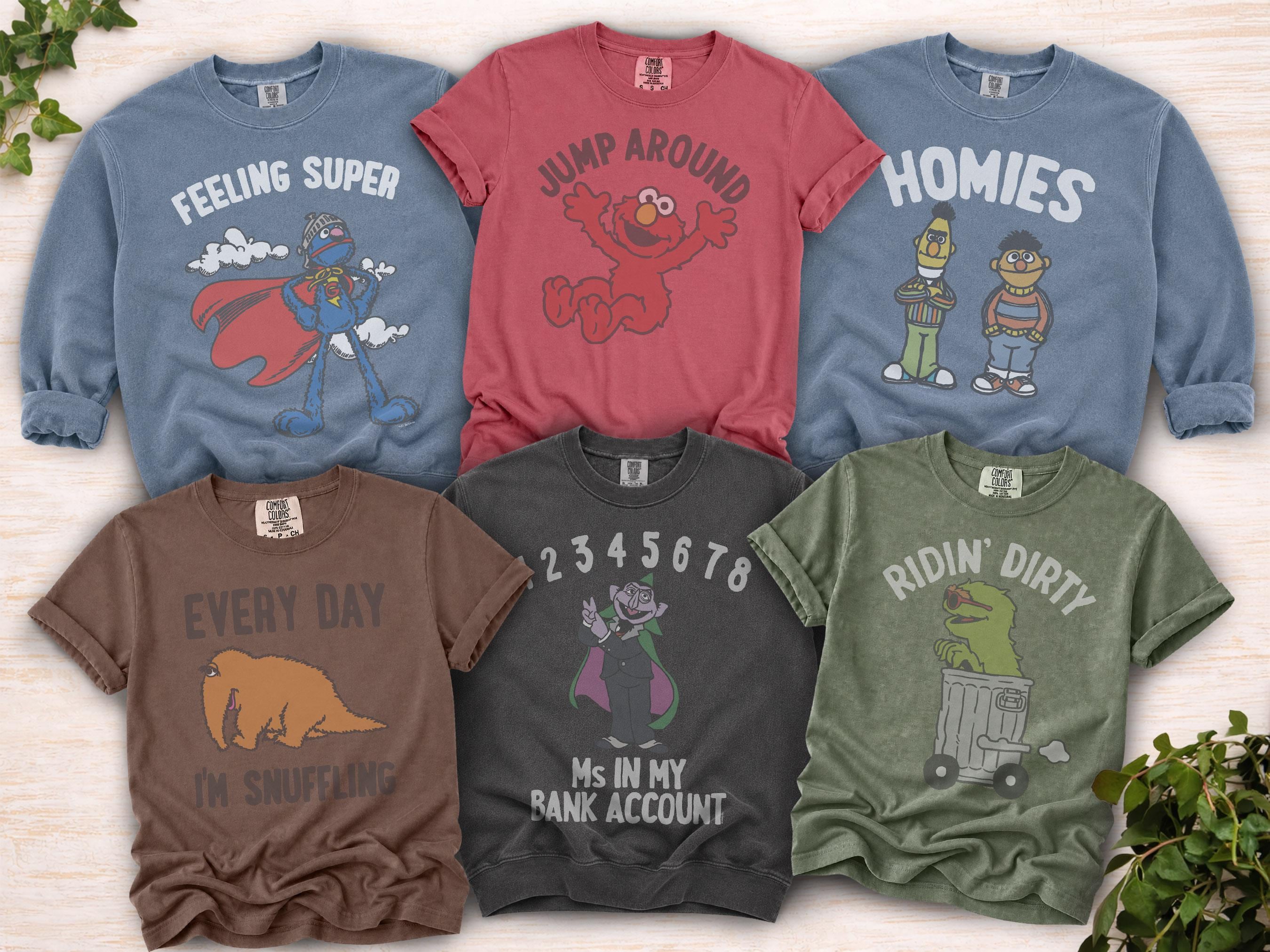 Grover Sesame Street Tshirt - Etsy