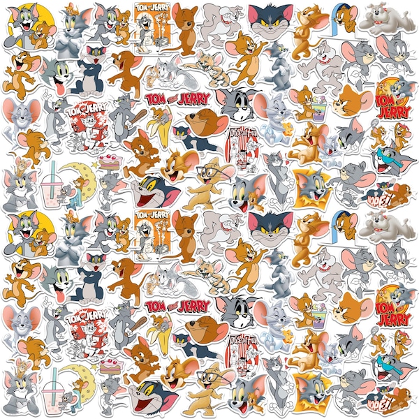 Jerry 2d Sticker Tom and and Jerry Stickers - Etsy