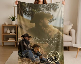 Yellowstone Beth And Rip My Tomorrows Officially Licensed SilkyTouch Blanket 36x58 Inches