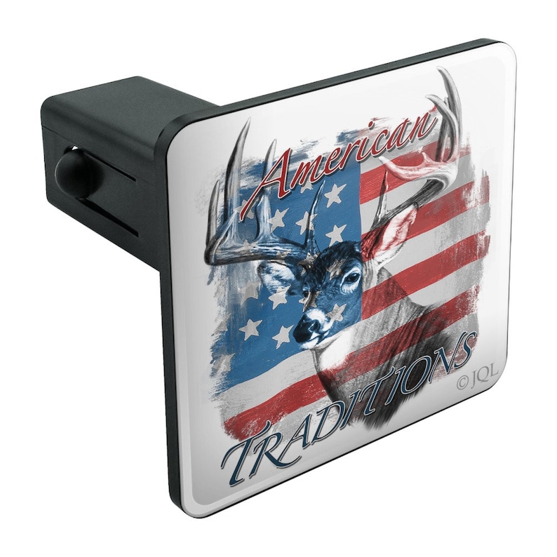 Graphics and More President Trump American Flag Tow Trailer Hitch Cover Plug Insert 1 1//4 inch 1.25