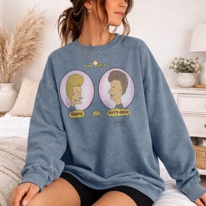 Beavis and Butt-Head Officially Licensed Comfort Colors T-Shirt and Sweatshirt