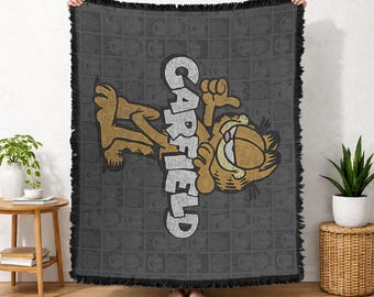 Garfield Retro Officially Licensed Woven Tapestry 50x60 Inches