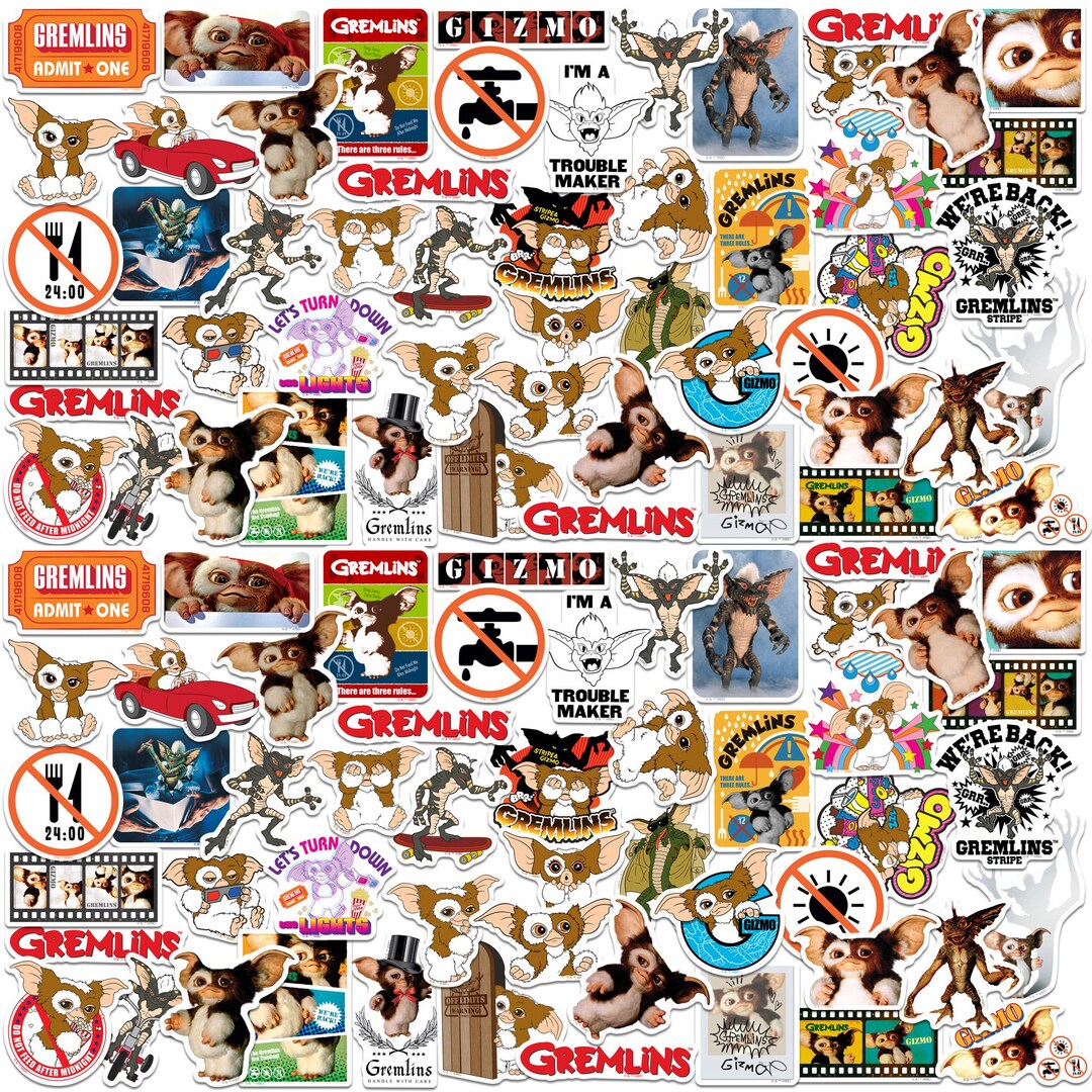 Gremlins Officially Licensed Deluxe Vinyl Stickers Variety Pack - Set ...