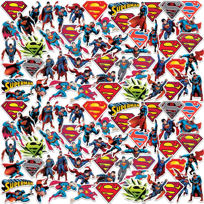 Super Muscle Sticker Supermans Sticker - Etsy
