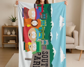 South Park Boys And Sign Officially Licensed SilkyTouch Blanket 36x58 Inches