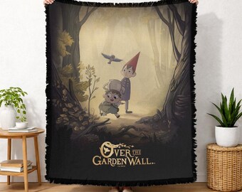Manta tejida con licencia oficial de Over The Garden Wall Poster, 50x60 pulgadas