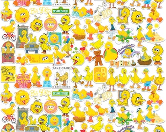 Sesame Street Licensed Deluxe Vinyl Stickers Variety Pack - Set of 100