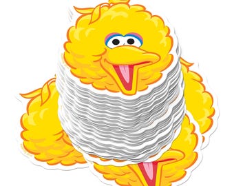 Sesame Street Licensed Deluxe Vinyl Stickers Variety Pack - Set of 100