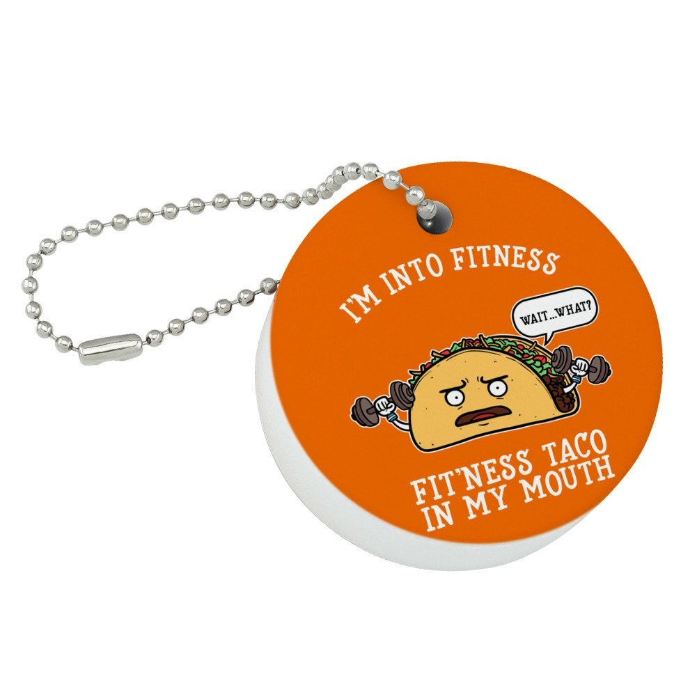 Foam Key Ring Tag Buoy Orange