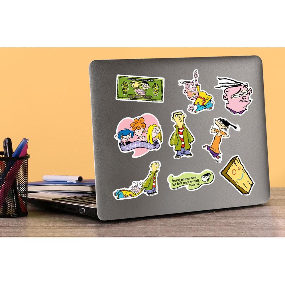 Ed Edd N Eddy Officially Licensed Deluxe Vinyl Stickers Variety Pack ...